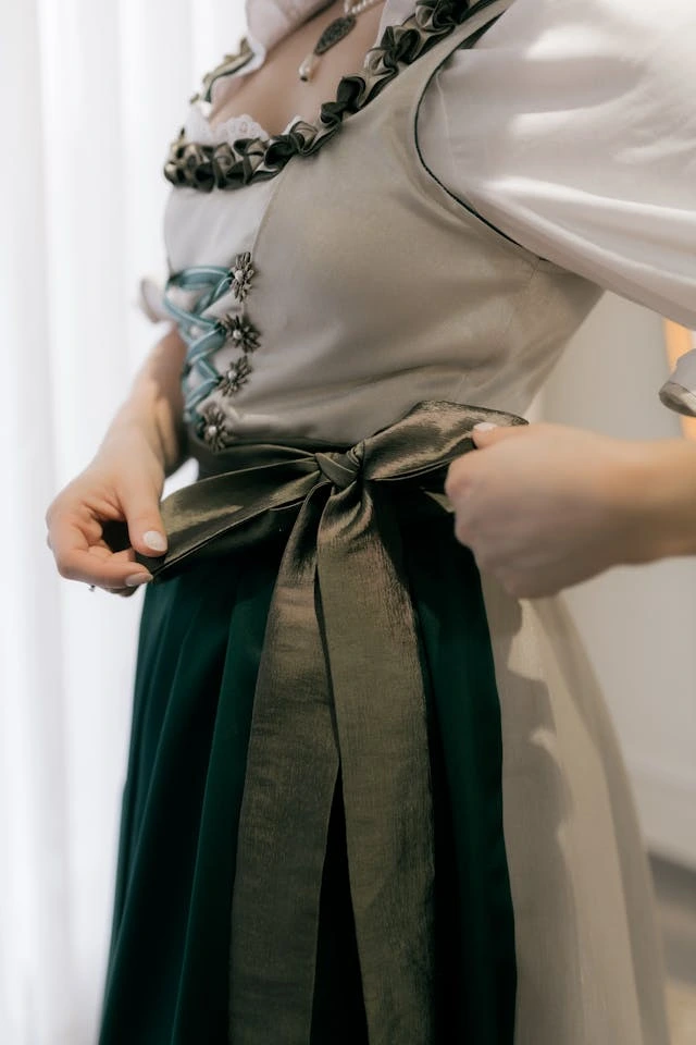 Dirndl dress worn on Oktoberfest