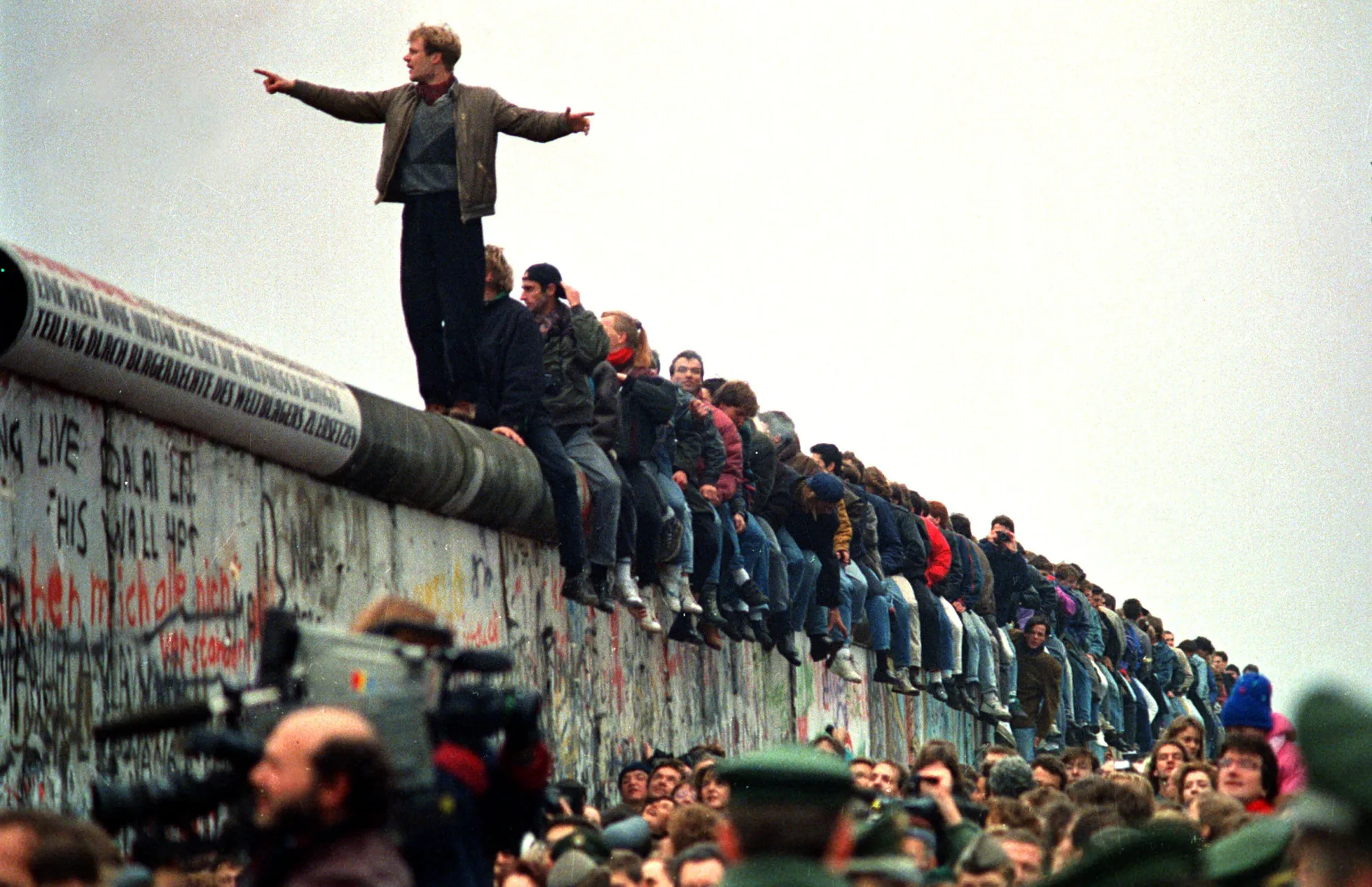 Berlin Wall fall celebration