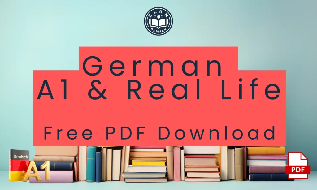 Download Free German A1 Book PDF For Beginners | Elan German