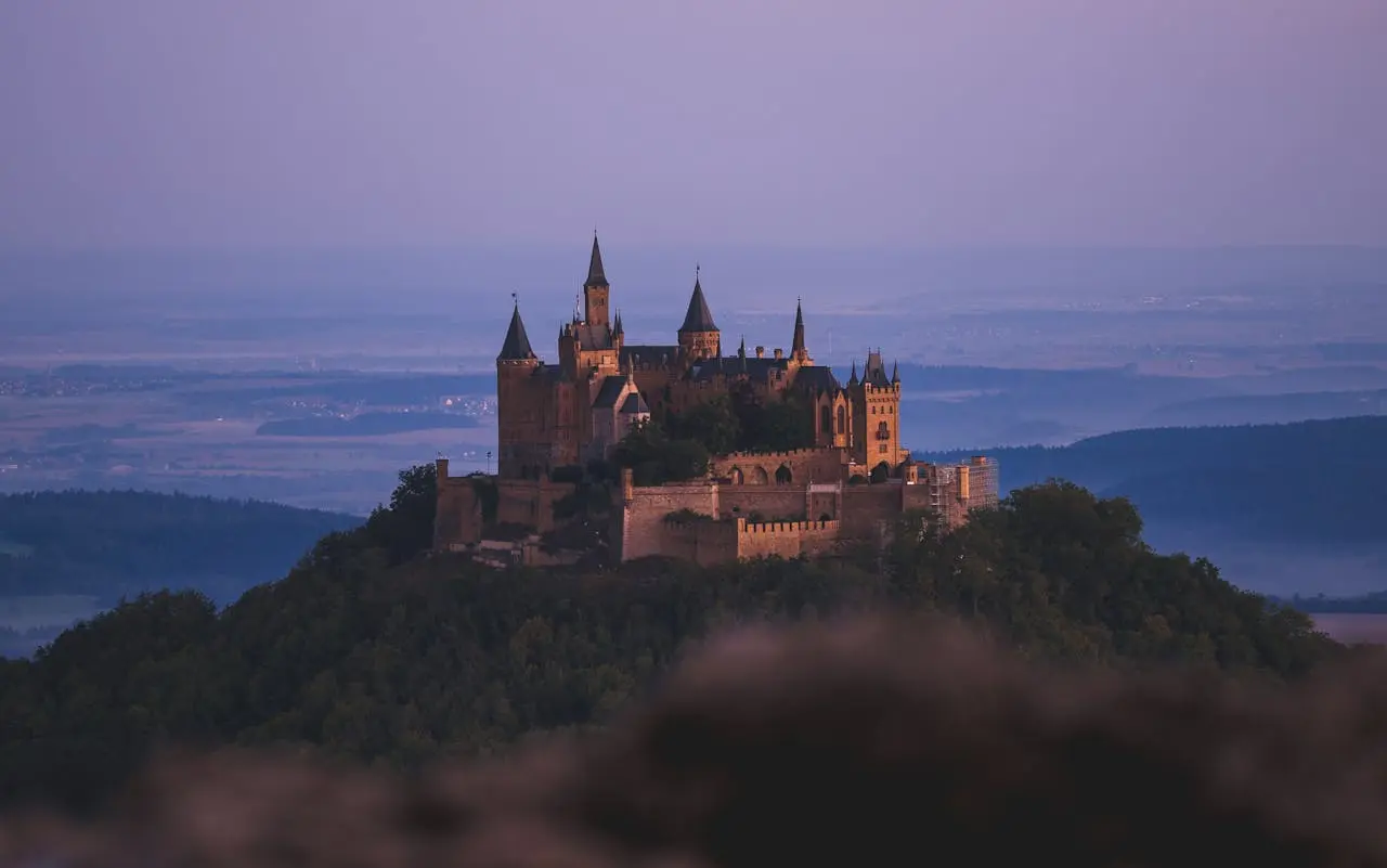Hohenzollern Castle hilltop Baden-Württemberg Germany
